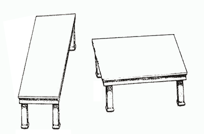 tables tables The Week of Optical Illusions Which Table Is Bigger?